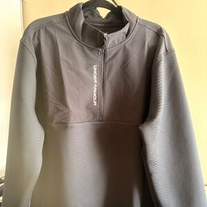 Under Armour Men’s UA Storm Daytona Evolution 1/2 Zip Golf Pullover – Black